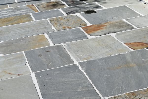 Slate Pavers Installation